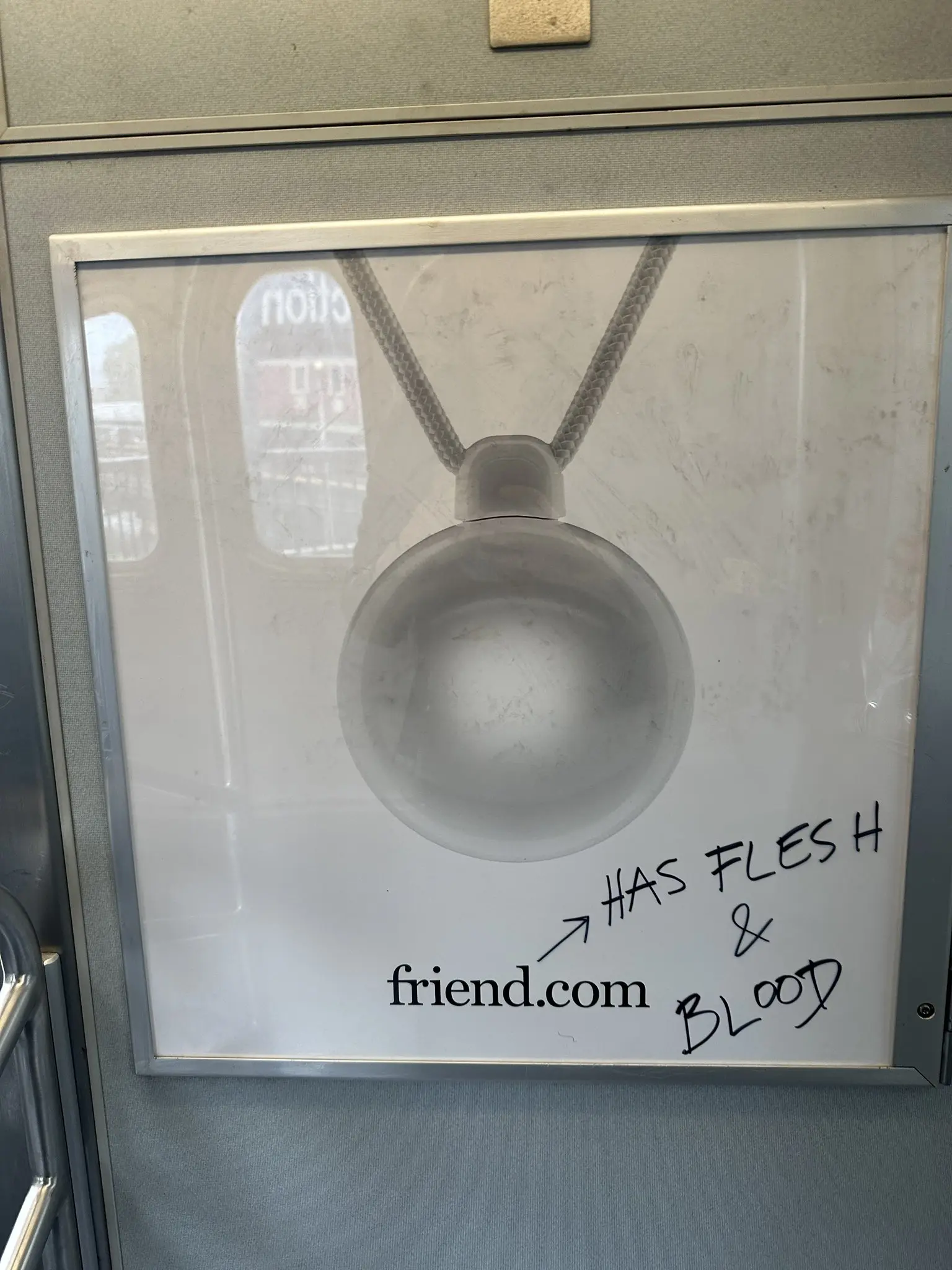 friend → HAS FLESH & BLOOD