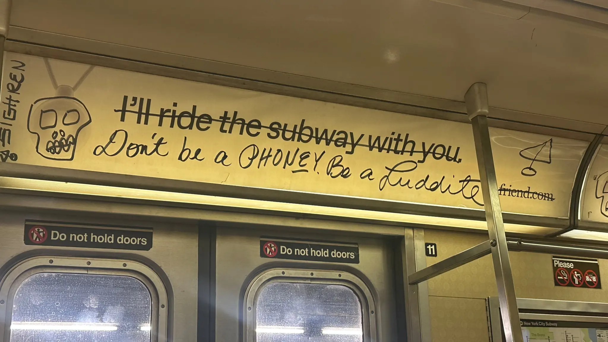 ☠ Don't be a PHON<u>E</u>Y. Be a Luddite