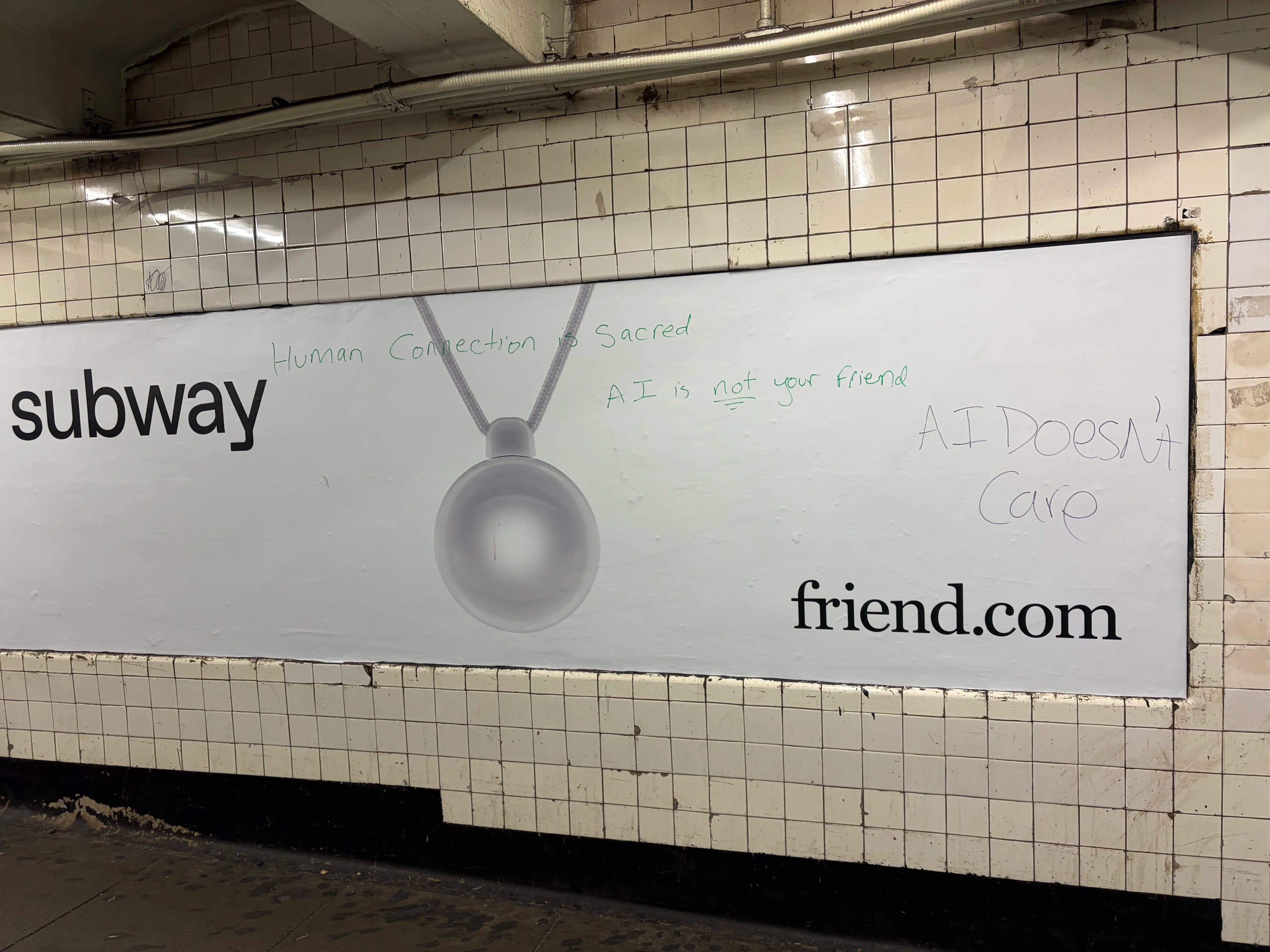 Human connection is sacred
AI is <u>not</u> your friend
AI DoesN't Care