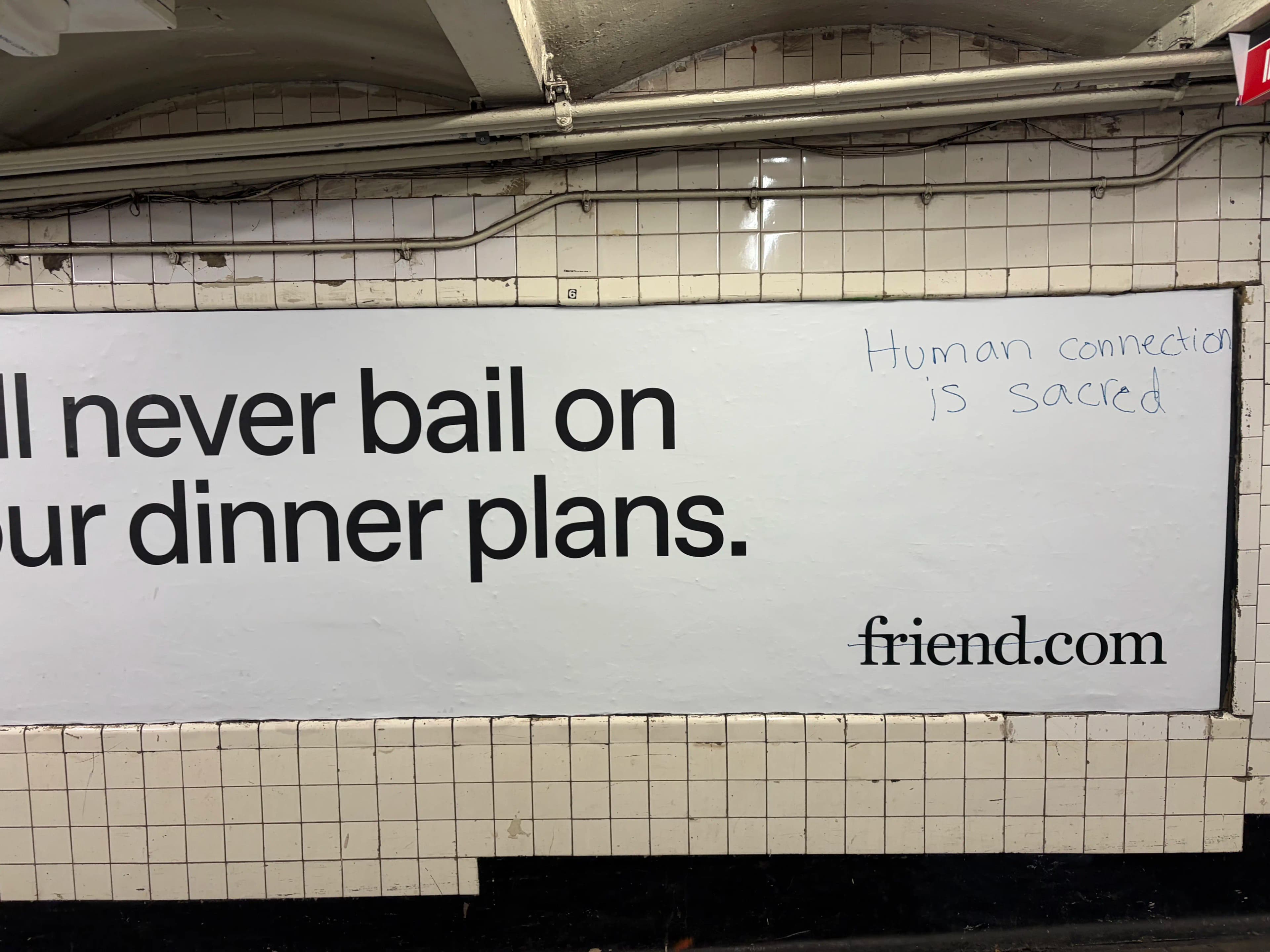 Human connection is sacred
<s>friend</s>.com
