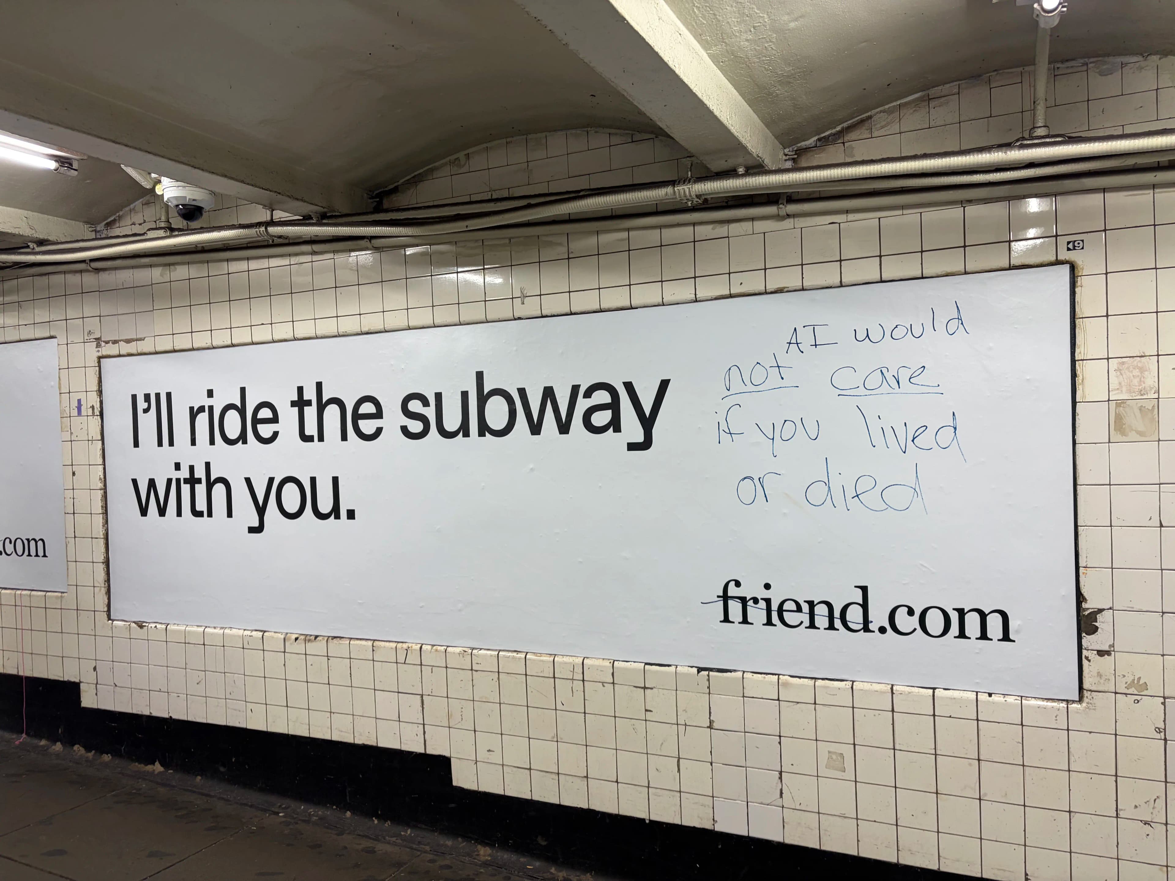 AI would <u>not</u> <u>care</u> if you lived or died
<s>friend</s>.com