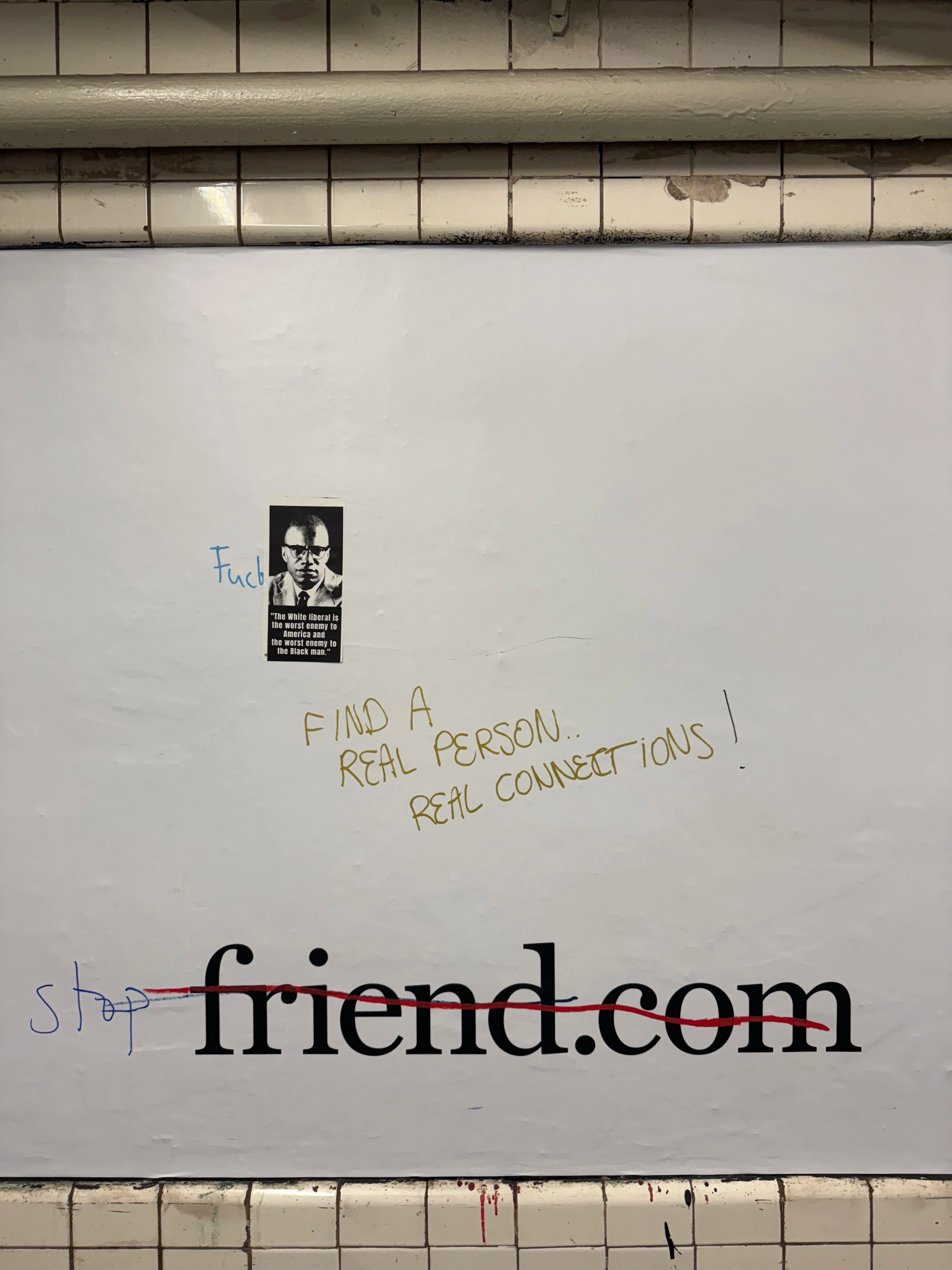 Fuck "The White liberal is the worst enemy to America and the worst enemy to the Black man."
FIND A REAL PERSON.. REAL CONNECTIONS!
stop<s>friend.com</s>