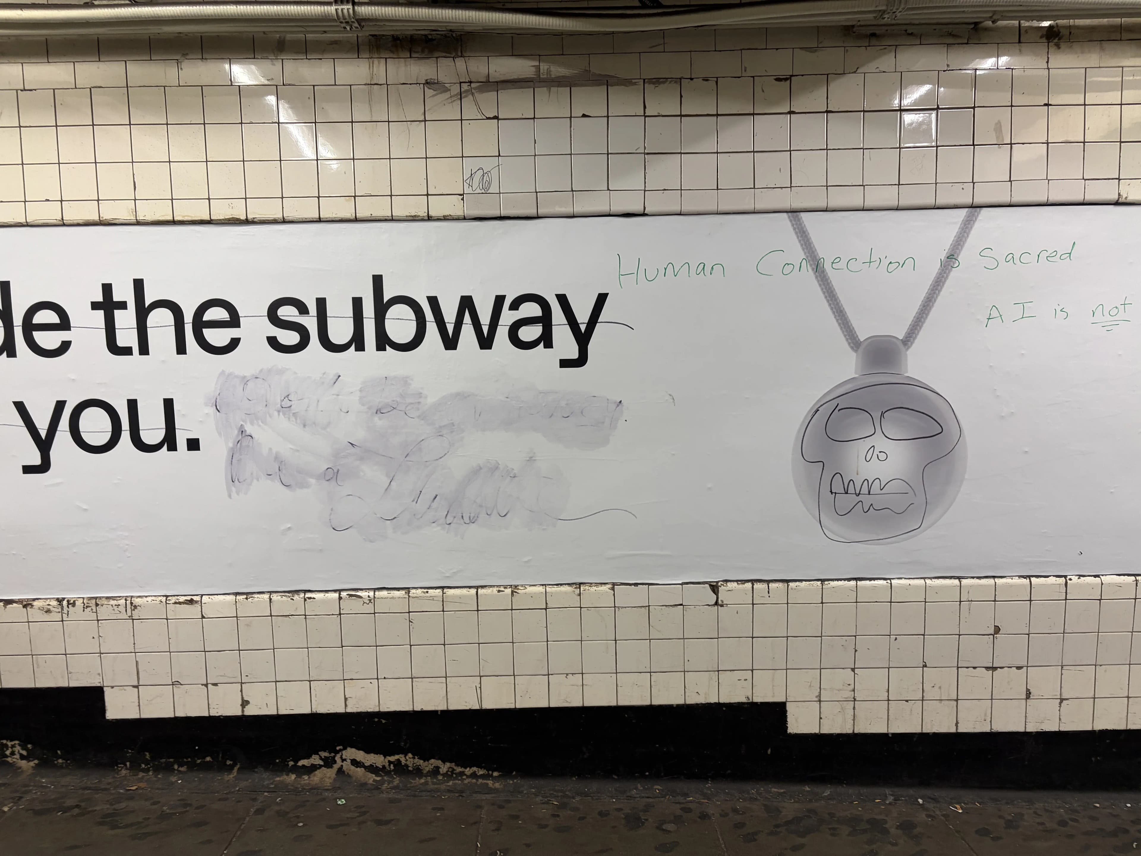 <s>Don't be a PHON<u>E</u>Y Be a Luddite</s>
Human Connection is Sacred AI is <u>not</u>
💀