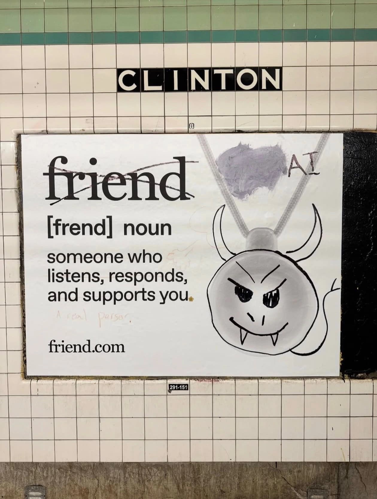 <s>friend</s>
<s>[illegible]</s> AI
😈