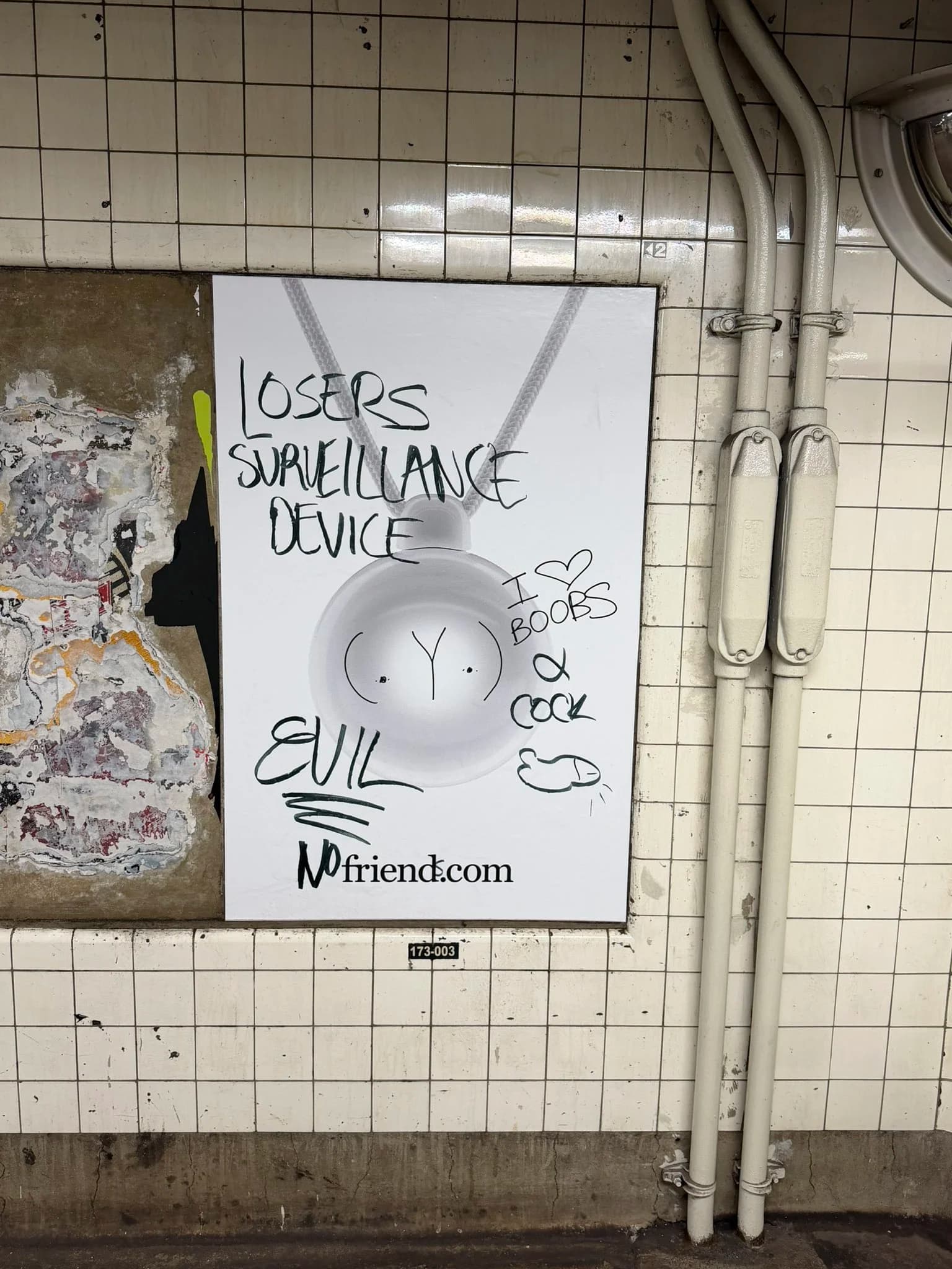 LOSERS SURVEILLANCE DEVICE
I ♡ BOOBS & COCK 𓂸
<u>EVIL</u>
NO friends.com