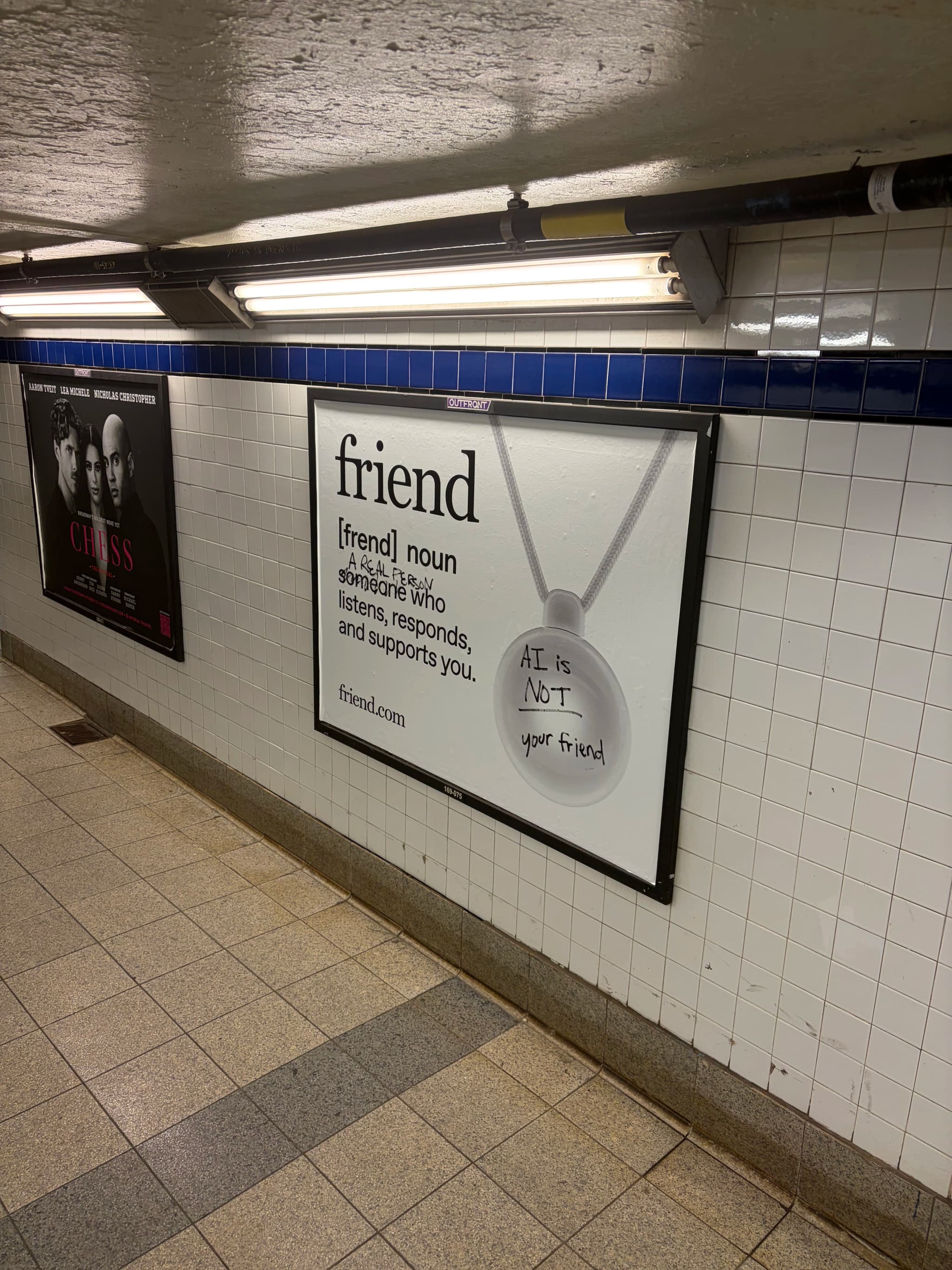 <s>someone</s>A REAL PERSON
AI is <u>NOT</u> your friend